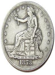 US Trade Dollar 1873 PSCC Copy Coin Brass Craft Ornaments home decoration accessories2940747