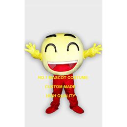 Factory Direct Wholesale Smile Face Mascot Costume Happy Theme Cartoon Character Advertising Mascotte Fancy Dress 1853 Mascot Costumes