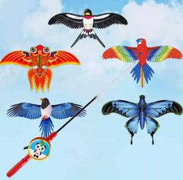 Kite Accessories dynamic fishing rod kite childrens cartoon kites flying inflatable toys cerf volant papalote latiec windsurf