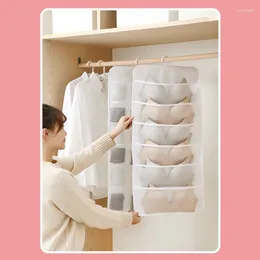 Storage Bags 6/12/18 Pockets Foldable Wardrobe Organiser Wall Door Hanging Organiser Bra Underwear Socks Multi