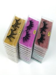25mm Lashes Whole 10 styles 25 mm False Eyelashes Thick Strip 25mm 3D Mink Lashes Makeup Dramatic Long Mink Lashes3006592