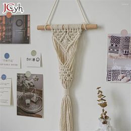 Tapestries Macrame Dream Catcher Bohemian Leaf Hanging Wall Nordic Decor Boho Handmade Tapestry Ornaments For Home Living Room Decoration