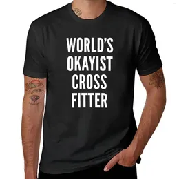 Men's Tank Tops World's Okayist CrossFitter T-Shirt Plus Size Blacks Boys Whites Cotton