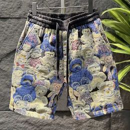 Men's Shorts Mens Clothing Casual Shorts 2024 New Fashion Trend Y2k Bear Embroidered Shorts Elegant High Quality Loose Sports Pants For Men J240522