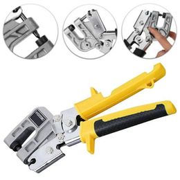 Metal Stud Crimper Aluminium Alloy Ceiling Punching Pliers Plaster Drywall Tools For Fastening Double Handed Keel 240522