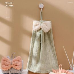 Towel Hemming Kitchen Hand Clothes Soft Absorbent Home Towelette Hanging Bathroom Supplies Modern Cleaning Cloth Quick