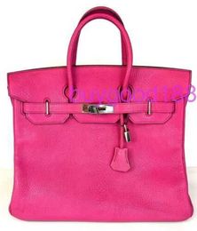 10A Biridkkin Designer Delicate Luxury Women's Social Travel Durable and Good Looking Handbag Shoulder Bag Barbie Rose Pink 32 Goat Skin Leather Hand Bag