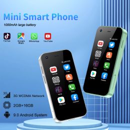 SERVO Mini Smartphone KING5000 Android 9.0 3G Network 2 SIM 2GB 16GB WiFi Hotspot Play Store Chrome HD Camera Small Size Phones