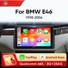 Car Dvd Radio Wireless CarPlay Android Auto for BMW E46 M3 318/320/325/330/335 4G Multimedia Player GPS 2 Din Autoradio