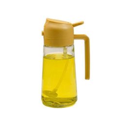 Cooking in amp Dispenser oz ml Premium Glass Bottle Food grade and Oil Sprayer for Air Fryer Salad Frying BBQ Yellow