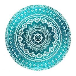 Mandala Round Tapestry Summer Beach Picnic Throw Rug Blanket Bohemia Mats C66 240523
