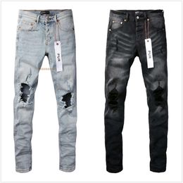 Shorts Purples Jeans For Mens Jeans High Quality Fashion Mens Jeans Cool Style Designer Pant Distressed Ripped Biker Black Blue Jean Slim Fit 2023 553