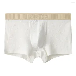 Underpants 1pc Elastic Men's Sexy Underwear Boxers Briefs Cotton Blend Home Shorts Male Bulge Pouch Panties