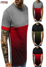 New Men Short Sleeve Cotton tshirt Summer Casual Fashion Gyms Fitness Bodybuilding T shirt Male Slim Tees Tops Clothing8954787