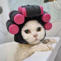 Dog Apparel Pet Hood Cute Cat Teddy Dress Up Halloween Wig Funny Hat