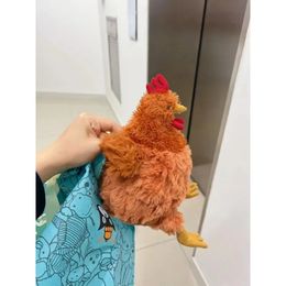 Creative Clooney Rooster Stuffed Animals Plush Toys Hobbies Kawaii Simulation Hen Exclusive Design Birthday Gifts 240523
