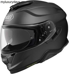 Classic Shoei GT-Air II Helmet (Large) (Black) DOT approved motorcycle helmet face mirror visor sun shield street helmet