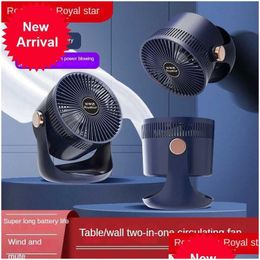 Other Home & Garden New Air Circator Fan Small Quiet Desk Fans With Base-Mounted Controls Floor For Whole Room Bedroom Drop Delivery Dhjzc