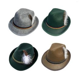 Berets Fedora Hats For Men Winter Casual Bowler Travel Beach Outdoor