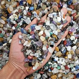 Aquariums Bk Lot Mixed Natural Polishing Tumbled Crystal Chips Assorted Stone Reiki Healing Gemstone Fish Tank Garden Drop Delivery Dhjtw