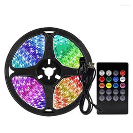 Table Lamps USB Led Light With Controller Flexible Rgb Decorative Backlight Night Bedroom String 2M