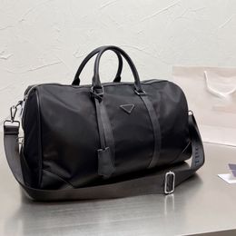 Men Fashion Duffle Bag Triple Black Nylon Travel Bags Mens Handle Luggage Gentleman Business Tote with Shoulder Strap Rave Reviews 2669