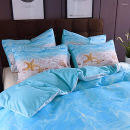 Bedding Sets Set Of Bed Linen Beach Starfish Pillowcase/Bed Sheet Cover 2/3 Pieces Soft And Comfortable
