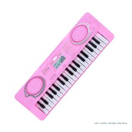 Keyboards Piano Baby Music Sound Toys 67JC Interactive Keyboard Piano Toy Music Instrument Toy Kindergarten Childrens Birthday Gift WX5.21
