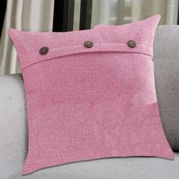 Pillow Flax Stylish Modern Farmhouse Home Decor Square Throw Cover Solid Color Sofa Light Luxury Supply