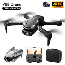 New V88 Drone 4K HD Dual Camera Aerial Photography Dron Intelligent Hovering Long Endurance Remote Control Mini FPV Aircraft Toy Drones