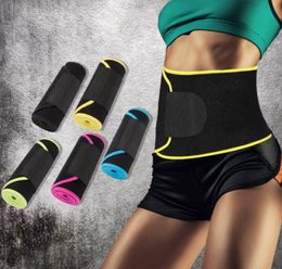 Waist Trimmer Belt Weight Sweat Band Wrap Fat Tummy Stomach Sauna Sweat Belt Sport Safe Accessories Waist Support6753309