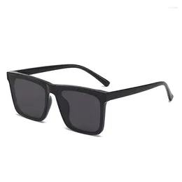 Sunglasses Men's Business Driving Square Acetate Windproof Shades Retro Outdoor