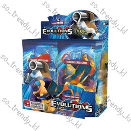 Card Games 324 Pcs Poke Cards Tcg Xy Evolutions Booster Display Box 36 Packs Game Kids Collection Toys Gift Paper Drop Delivery Gifts 205