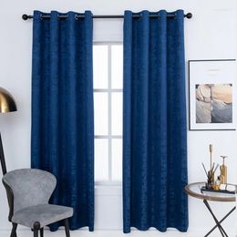 Curtain Simple Cotton And Linen Dark Pattern Jacquard Fabric Living Room Bedroom Privacy Blocking Partition