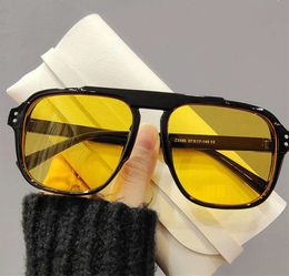 Sonnenbrille 2022 übergroße Rahmen Mode Frauen Männer Fahren Fahrradsport Sonnenbrille Vintage Brand Design Shades Eyewear UV400