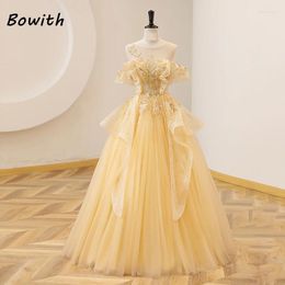 Party Dresses Bowith Wedding Evening Dress Luxury Elegant Long For Women Gown Prom Formal Occasions Gala Off The Shoulder Vestidos