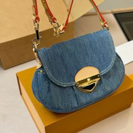 Designer Shoulder Luxury Bag messenger Bag hobo bags for woman Fashion Blue Denim Handbags designer crossbody leather cross body women lady purse Satchel bag PRPU