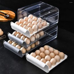 Storage Bottles Egg Box Drawer-Type Refrigerator Food Kitchen Accessories Organizer Fresh Stackable Vegetable Holder