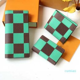 Credit card holder designer wallet top quality short wallet men women luxury cardholder fashion damier rush pocket purse card holder luxury purse