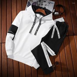 Men's Tracksuits Arrival Sets Autumn Long Sleeved Mens Tracksuit Sports Hooded Jacket Middle School Students Clothing