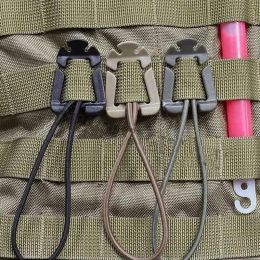 1 PC Rucksack Schnalle Carabiner Clips 4 Farben Multi -Werkzeug -Außenbeutel -Haken -Haken Klemme Carabiner Survival Gear Tools Zubehör