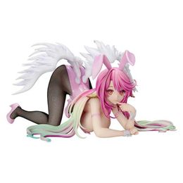 Action Toy Figures No Game No Life B-style Shiro Schwi Shuvi Jibril Great War Ver Bunny girl Figure PVC Anime Model Doll Collectible Gift Toys T240521