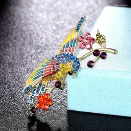 Brooches Donia Jewelry Nice Colorful Enamel Birds Bridal Brooch Pins Women Kids Scarf Clothes Hat Accessories Men
