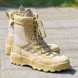 Stivali da combattimento per studenti designer stivali per fan dell'esercito scarpe da allenamento per estate scarpe da trekking super luce e stivali martin traspiranti 33-45