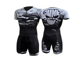 Racing Sets JUNK Wheels 2021 Men Short Sleeve Triathlon Suit Speed Roller Skate Skinsuit Fast Skating Clothing Without Cushion Dre4610649