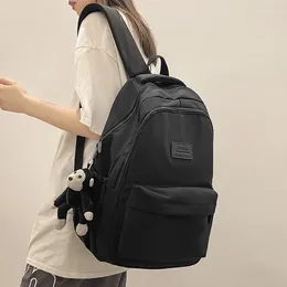 Backpack Simple High-quality Waterproof Nylon Female Girl Schoolbag Korean Version Of Large-capacity College Student Bag Laptop