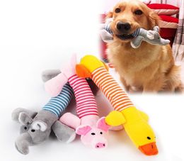 Cute Dog Toy Pet Puppy Plush Teether Sound Chew Squeaker Squeaky Pig Elephant Duck Toys Lovely Pet Toys5269516