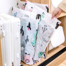 Home Vacuum Bag for Clothes Quilt Clothes Quilt Seal Compressed Transparent Storage Bags Travel Foldable Saving Space Packing