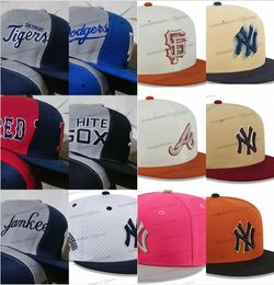 2024 22 Colours USA New York Baseball Adjustable Hat Pink Grey Basketball Cap Men Vintage Flat Sport Base Ball brown Beige Brave Snapback Caps Bone Chapeau Ma24