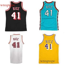 ed basketball jerseys Glen Rice 1994-95 99-00 mesh Hardwoods classic retro jersey Men Women Youth S-6XL